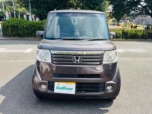 ホンダ Ｎ ＢＯＸ G Lパッケージ 大分県 2012(平24)年 6.1万km プレミアムブロンズパール ワンオーナー/メモリナビ/ワンセグテレビ/ドアバイザー/プッシュスタート/片側パワースライドドア/ETC/フォグランプ