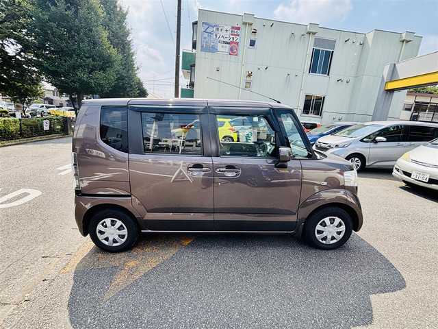 ホンダ Ｎ ＢＯＸ G Lパッケージ 大分県 2012(平24)年 6.1万km プレミアムブロンズパール ワンオーナー/メモリナビ/ワンセグテレビ/ドアバイザー/プッシュスタート/片側パワースライドドア/ETC/フォグランプ