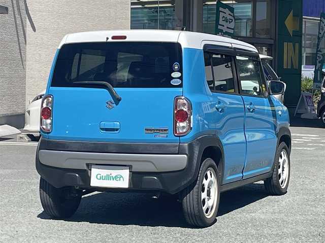 スズキ ハスラー G ターボ 熊本県 2015(平27)年 7万km サマーブルーM 衝突軽減ブレーキ/プッシュスタート/社外ナビ/（CD・DVD・フルセグTV・BTオーディオ・SD）/ETC/前席シートヒーター/ディスチャージヘッドライト/オートライト/横滑り防止装置/純正フロアマット/純正ドアバイザー/新車保証書/取扱説明書