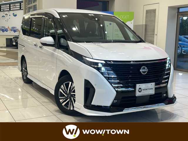 日産 セレナ e－パワー ハイウェイスター V 埼玉県 2023(令5)年 1.6万km プリズムホワイト プロパイロット/純正ナビ/　　BT/USB/フルセグTV/純正フリップダウンモニター/アラウンドビューモニター/両側パワースライドドア/レーダークルーズコントロール/LEDオートライト/純正16インチAW/デジタルインナーミラー/ステアリングスイッチ/プッシュスタート/ETC/禁煙車