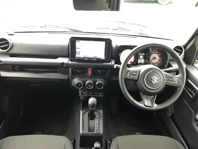 スズキ ジムニー XC 和歌山県 2018(平30)年 3.9万km ブルーイッシュブラックパール3  純正オプションナビ（AVIC-RLS901)/ BT/CD/TV/DVD/AM/FM/ スズキセーフティーサポート/・デュアルセンサーブレーキサポート/・誤発進抑制機能/・ハイビームアシスト/ バックカメラ/ クルーズコントロール/ スマートキー/スペアキーX1/ 純正ETC/ 前席シートヒーター/ 純正フロアマット/ 純正LEDヘッドライト/ 純正フォグランプ/ 背面タイヤ/ 取扱説明書/ 保証書