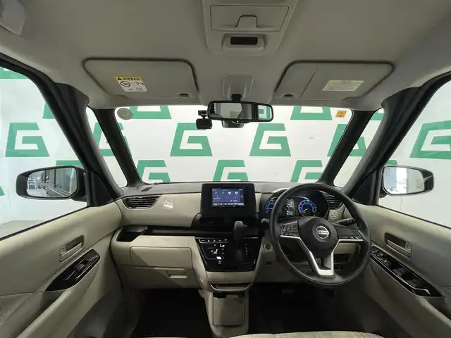 日産 ルークス X 鹿児島県 2021(令3)年 6.9万km ブラック 社外ナビ/(Bluetooth/DVD/CD)/アラウンドビューモニター/衝突軽減ブレーキ/横滑り防止機能/先行車発進お知らせ/片側パワースライドドア/ドライブレコーダー/ETC/前後コーナーセンサー/アイドリングストップ/フロアマット/プッシュスタート/スマートキー