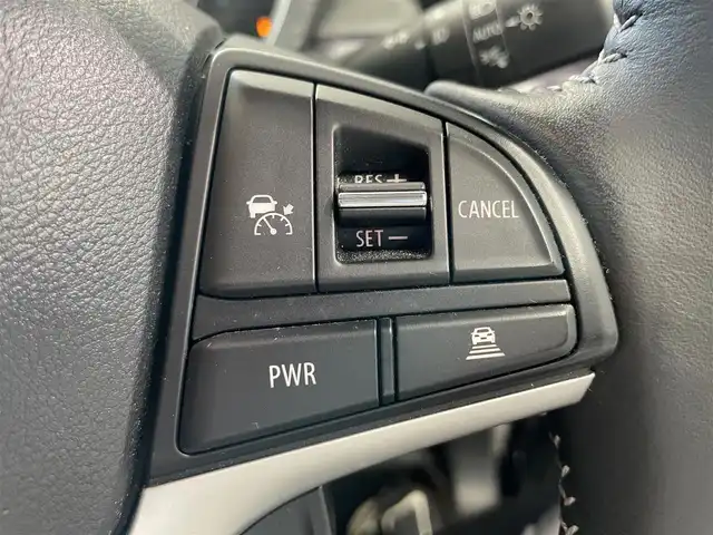 スズキ スペーシア カスタム HYBRID XS 鹿児島県 2023(令5)年 3.5万km ブルーイッシュブラックパール3 禁煙車　/全方位モニター付メモリーナビ　/スズキセーフティサポート/・デュアルカメラブレーキサポート/・追従型クルーズコントロール/ヘッドアップディスプレイ/両側パワースライドドア　/ＬＥＤヘッドライト　/運転席シートヒーター　/後方コーナーセンサー　/ＥＴＣ　/純正フロアマット/ドライブレコーダー/純正アルミホイール/革巻きステアリング