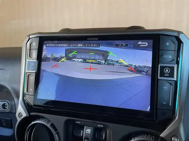 クライスラー・ジープ ジープ ラングラー アンリミテッド サハラ 愛知県 2018(平30)年 5万km ブラック アルパイン9インチナビ/フルセグTV/バックカメラ/CD/DVD再生/Bluetooth/クルーズコントロール/MTモード付AT/ダウンヒルアシストコントロール/ヒーテッドドアミラー/ステアリングスイッチ/純正18インチアルミ