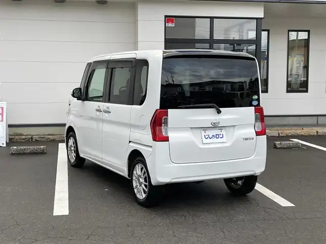 ダイハツ タント L 青森県 2018(平30)年 9.6万km ホワイト ワンオーナー/４ＷＤ/社外デッキ/　AM/FM/CD/MD/AUX/アイドリングストップ/横滑り防止装置/両側イージークローザードア/ドアバイザー/純正フロアマット/シートヒーター（運転席側）/社外ＬＥＤヘッドライトバルブ/社外１４インチアルミホイール装着/取扱説明書