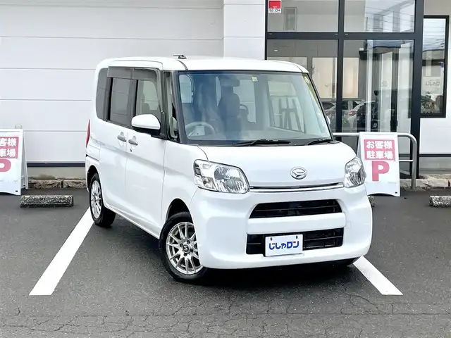 ダイハツ タント L 青森県 2018(平30)年 9.6万km ホワイト ワンオーナー/４ＷＤ/社外デッキ/　AM/FM/CD/MD/AUX/アイドリングストップ/横滑り防止装置/両側イージークローザードア/ドアバイザー/純正フロアマット/シートヒーター（運転席側）/社外ＬＥＤヘッドライトバルブ/社外１４インチアルミホイール装着/取扱説明書
