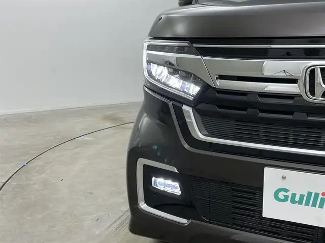 ホンダ Ｎ ＢＯＸ カスタム L ターボ 岡山県 2021(令3)年 2.7万km プレミアムグラマラスブロンズP 純正８インチナビ　(VXU-217NBi)/(CD/DVD/BT/USB/フルセグ)/レーダークルーズコントロール　/両側電動スライドドア　/ＬＥＤヘッドライト　/シートヒーター　前席/ビルトインＥＴＣ　/純正ドライブレコーダー　前後/バックカメラ　/コーナーセンサー　後/オートハイビーム　/LEDフォグランプ/禁煙車/アイドリングストップ/純正アルミホイール/パドルシフト/踏み間違い防止