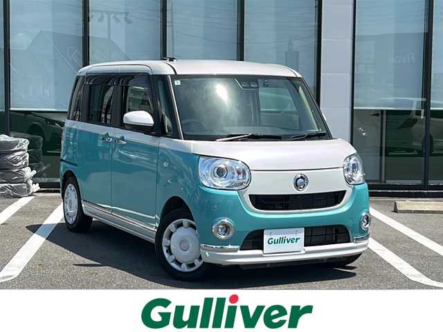 ダイハツ ムーヴ キャンバス G メイクアップ VS SAⅢ 岐阜県 2020(令2)年 1.9万km パールホワイトⅢ/ファインミントメタリック 2トーン 純正SDナビ /全方位カメラ /フルセグテレビ　/両側パワースライドドア/衝突被害軽減システム　/ドライブレコーダー前後/スマートキー/コーナーセンサー後ろ/プッシュスタート　/パワーステアリング/パワーウィンドウ/アイドリングストップ/エアコンAAC/CDチェンジャー/ベンチシート/フルフラットシート/純正フロアマット/シートヒーター運転席/ABS/横滑り防止装置/オートマチックハイビーム/オートライト　/LEDヘッドライト　/エアバッグ運転席・助手席