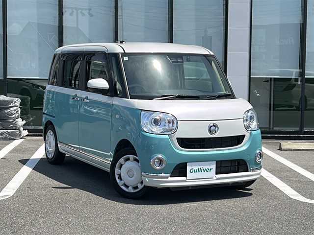 ダイハツ ムーヴ キャンバス G メイクアップ VS SAⅢ 岐阜県 2020(令2)年 1.9万km パールホワイトⅢ/ファインミントメタリック 2トーン 純正SDナビ /全方位カメラ /フルセグテレビ　/両側パワースライドドア/衝突被害軽減システム　/ドライブレコーダー前後/スマートキー/コーナーセンサー後ろ/プッシュスタート　/パワーステアリング/パワーウィンドウ/アイドリングストップ/エアコンAAC/CDチェンジャー/ベンチシート/フルフラットシート/純正フロアマット/シートヒーター運転席/ABS/横滑り防止装置/オートマチックハイビーム/オートライト　/LEDヘッドライト　/エアバッグ運転席・助手席