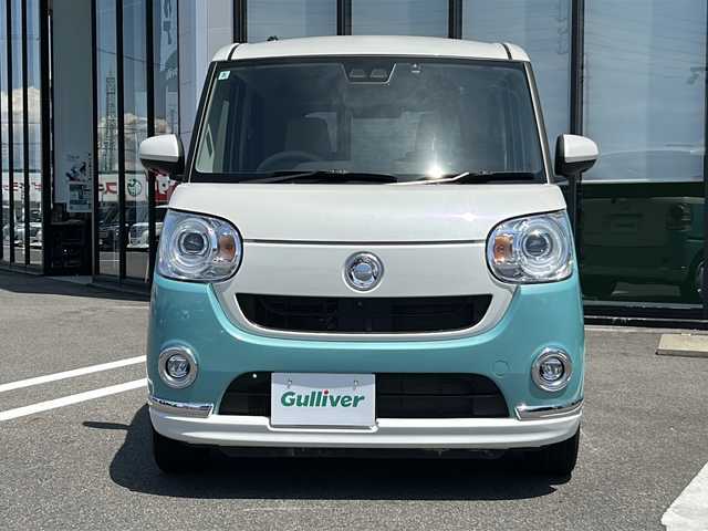 ダイハツ ムーヴ キャンバス G メイクアップ VS SAⅢ 岐阜県 2020(令2)年 1.9万km パールホワイトⅢ/ファインミントメタリック 2トーン 純正SDナビ /全方位カメラ /フルセグテレビ　/両側パワースライドドア/衝突被害軽減システム　/ドライブレコーダー前後/スマートキー/コーナーセンサー後ろ/プッシュスタート　/パワーステアリング/パワーウィンドウ/アイドリングストップ/エアコンAAC/CDチェンジャー/ベンチシート/フルフラットシート/純正フロアマット/シートヒーター運転席/ABS/横滑り防止装置/オートマチックハイビーム/オートライト　/LEDヘッドライト　/エアバッグ運転席・助手席