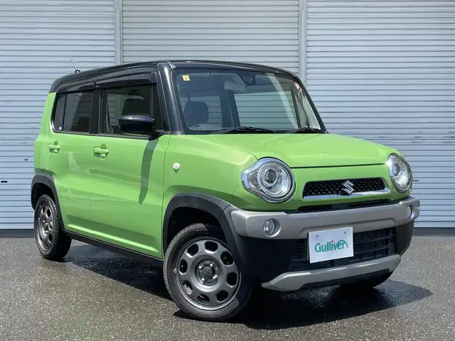 スズキ ハスラー G ターボ 福島県 2016(平28)年 5.8万km ポジティブグリーンメタリック/ブラック2トーン ワンオーナー/4WDターボ/社外メモリーナビ/CD/DVD/SD/BT/フルセグTV/レーダーブレーキサポート/ダウンヒルアシストコントロール/アイドリングストップ/シートヒーター/バックカメラ/オートライト/キセノンライト/フォグライト/プッシュスタート/ドアバイザー/フロアマット