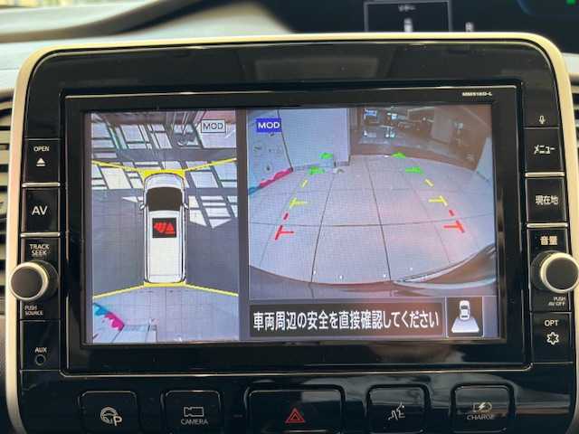 日産 セレナ e－パワー XV 埼玉県 2018(平30)年 4.6万km マルーンレッド エマージェンシーブレーキ /純正フリップダウンモニター /純正9インチメモリナビ /　　CD/DVD/BT/フルセグ/アラウンドビューモニター /両側パワースライドドア /クルーズコントロール /LEDオートライト /純正15インチアルミ/ステアリングスイッチ /純正ETC