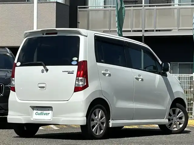 スズキ ワゴンＲ FX－LTD 宮城県 2010(平22)年 5万km パールホワイト 純正ＣＤオーディオ/プッシュスタート/スペアキー×１/純正マット/ドアバイザー/純正アルミスサマータイヤ(155/65R14)/社外アルミスタッドレスタイヤ(155/65R14)