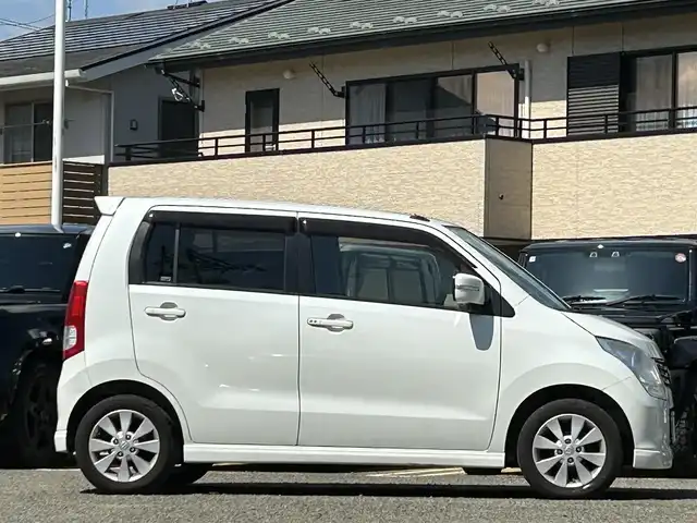 スズキ ワゴンＲ FX－LTD 宮城県 2010(平22)年 5万km パールホワイト 純正ＣＤオーディオ/プッシュスタート/スペアキー×１/純正マット/ドアバイザー/純正アルミスサマータイヤ(155/65R14)/社外アルミスタッドレスタイヤ(155/65R14)