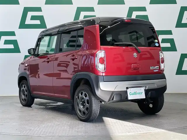 スズキ ハスラー G 鹿児島県 2019(平31)年 3.7万km フェニックスレッドパール/ブルーイッシュブラックパール 禁煙車/純正ナビ/(フルセグTV/Bluetooth/DVD/CD)/デジタルインナーミラー(ドラレコ機能付き)/前席シートヒーター/衝突軽減ブレーキ/誤発進抑制機能/横滑り防止機能/ETC/純正フロアマット/ドアバイザー/アイドリングストップ/スマートキー