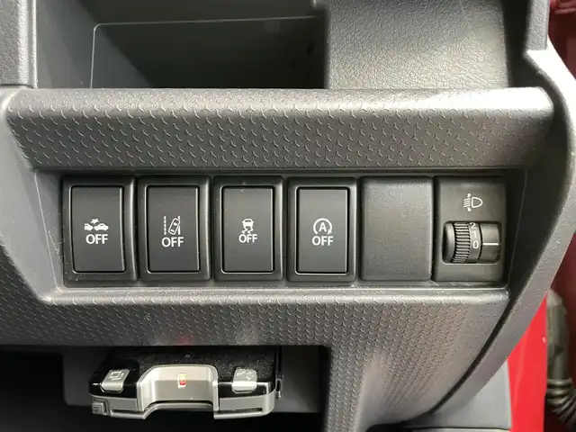 スズキ ハスラー G 鹿児島県 2019(平31)年 3.7万km フェニックスレッドパール/ブルーイッシュブラックパール 禁煙車/純正ナビ/(フルセグTV/Bluetooth/DVD/CD)/デジタルインナーミラー(ドラレコ機能付き)/前席シートヒーター/衝突軽減ブレーキ/誤発進抑制機能/横滑り防止機能/ETC/純正フロアマット/ドアバイザー/アイドリングストップ/スマートキー