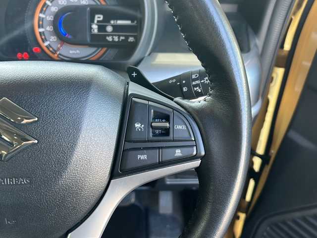 スズキ スペーシア ギア HYBRID XZターボ 兵庫県 2021(令3)年 4.7万km アクティブイエロー/ガンメタリック2トーン ワンオーナー/ターボ車/ガンメタリック2トーンルーフ/メモリーナビ/CD/DVD/フルセグTV/Bluetooth/バックカメラ/セーフティサポート/デュアルカメラブレーキサポート/アダプティブクルーズ/両側パワースライドドア/LEDヘッドランプ/LEDフロントフォグランプ/ドライブレコーダー/ETC/ルーフレール/前シートヒーター/純正フロアマット/ドアバイザー/保証書/取説/スペアキー