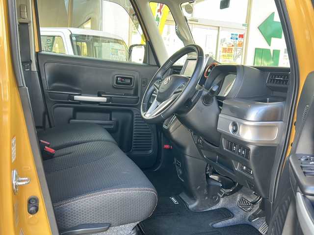 スズキ スペーシア ギア HYBRID XZターボ 兵庫県 2021(令3)年 4.7万km アクティブイエロー/ガンメタリック2トーン ワンオーナー/ターボ車/ガンメタリック2トーンルーフ/メモリーナビ/CD/DVD/フルセグTV/Bluetooth/バックカメラ/セーフティサポート/デュアルカメラブレーキサポート/アダプティブクルーズ/両側パワースライドドア/LEDヘッドランプ/LEDフロントフォグランプ/ドライブレコーダー/ETC/ルーフレール/前シートヒーター/純正フロアマット/ドアバイザー/保証書/取説/スペアキー