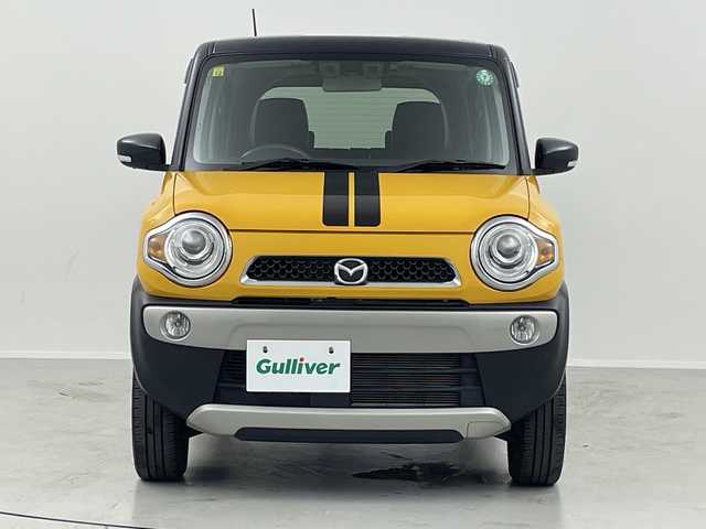 マツダ フレア クロスオーバー XS 福島県 2016(平28)年 2.7万km アクティブイエロー/ブラック2トーン /禁煙車//4WD//社外ナビ//BluetoothAudio//フルセグTV//ETC//シートヒーター//純正フロアマット//純正15インチアルミホイール//レーンキープアシスト//HIDヘッドライト//オートライト//フォグランプ//アイドリングストップ//衝突軽減システム//スマートキー//スペアキー1本あり