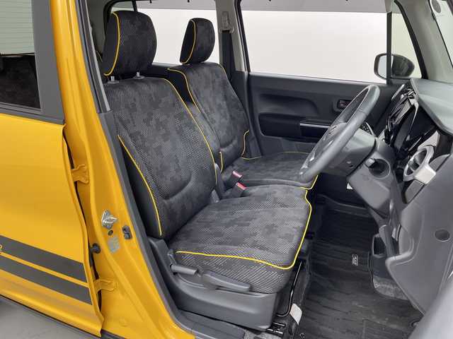 マツダ フレア クロスオーバー XS 福島県 2016(平28)年 2.7万km アクティブイエロー/ブラック2トーン /禁煙車//4WD//社外ナビ//BluetoothAudio//フルセグTV//ETC//シートヒーター//純正フロアマット//純正15インチアルミホイール//レーンキープアシスト//HIDヘッドライト//オートライト//フォグランプ//アイドリングストップ//衝突軽減システム//スマートキー//スペアキー1本あり