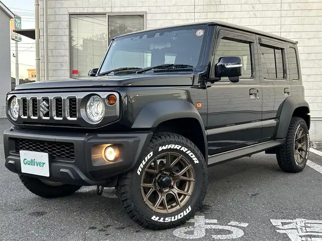 スズキ ジムニー ノマド FC 埼玉県 2025(令7)年 0.2万km 黒 ワンオーナー/スズキセーフティサポート/　・デュアルカメラブレーキサポート（DCBS）/　・車線逸脱警報/　・ハイビームアシスト/　・アダプティブクルーズコントロール/社外9インチメモリナビ（MDV-M911HDF）/　DTV/CD/DVD/BT/AppleCarplay/AndroidAuto//　HDMI/SD/SDREC/バックカメラ/社外16インチアルミ/社外デジタルインナーミラー/前席シートヒーター/ヒルディセントコントロール/トラクションコントロール/アイドリングストップ/ビルトインETC/前後ドライブレコーダー/エンジンスタートボタン/スマートキー/スペアキー/純正LEDヘッドライト/オートライト/純正アルミホイールあり/純正フロアマット