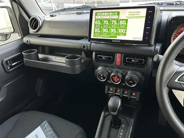 スズキ ジムニー ノマド FC 埼玉県 2025(令7)年 0.2万km 黒 ワンオーナー/スズキセーフティサポート/　・デュアルカメラブレーキサポート（DCBS）/　・車線逸脱警報/　・ハイビームアシスト/　・アダプティブクルーズコントロール/社外9インチメモリナビ（MDV-M911HDF）/　DTV/CD/DVD/BT/AppleCarplay/AndroidAuto//　HDMI/SD/SDREC/バックカメラ/社外16インチアルミ/社外デジタルインナーミラー/前席シートヒーター/ヒルディセントコントロール/トラクションコントロール/アイドリングストップ/ビルトインETC/前後ドライブレコーダー/エンジンスタートボタン/スマートキー/スペアキー/純正LEDヘッドライト/オートライト/純正アルミホイールあり/純正フロアマット