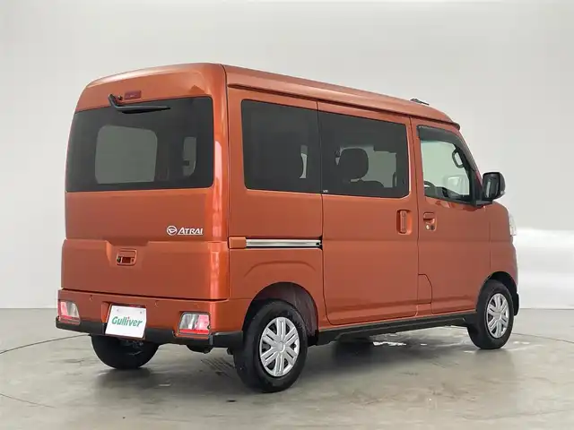 ダイハツ アトレー バン RS 埼玉県 2023(令5)年 1.1万km トニコオレンジメタリック 4WD/スマートアシスト/純正SDナビ/バックカメラ/Bluetooth/ドライブレコーダー/ETC/両側パワースライドドア/アイドリングストップ/レダークルーズコントロール/USB/HDMI/コーナーセンサー/リアヒーター