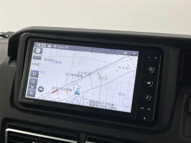 ダイハツ アトレー バン RS 埼玉県 2023(令5)年 1.1万km トニコオレンジメタリック 4WD/スマートアシスト/純正SDナビ/バックカメラ/Bluetooth/ドライブレコーダー/ETC/両側パワースライドドア/アイドリングストップ/レダークルーズコントロール/USB/HDMI/コーナーセンサー/リアヒーター