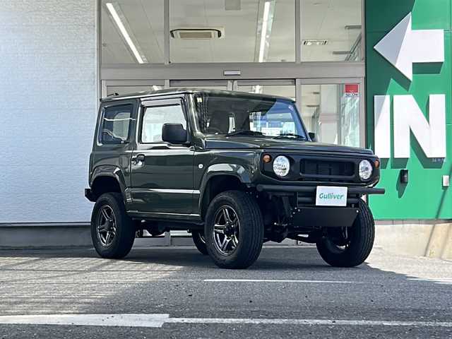 スズキ ジムニー XG 兵庫県 2020(令2)年 2.6万km ジャングルグリーン 1オーナー/禁煙車/デジタルインナーミラー（ドラレコ・Bカメラ機能付）/合皮シートカバー/Ｂｌｕｅｔｏｏｔｈ接続可能オーディオ：ＭＶＨ－６６００　/ＵＳＢ入力端子/純正AW/社外マフラー/社外フロントバンパー/社外リアバンパー/社外フロントグリル/社外マット/純正バイザー/保証書/取扱説明書/記録簿R5