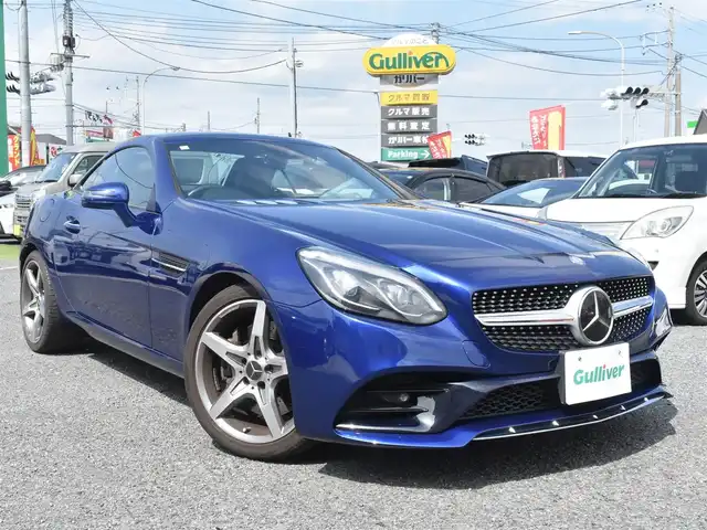 メルセデス・ベンツ ＳＬＣ１８０ スポーツ 神奈川県 2017(平29)年 3.9万km 青 ワンオーナー/ドラレコ/全席ポジションメモリシート /全席シートヒーター/レーダーセーフティーパッケージ/ディスタンスパイロット/純正HDDナビ/Bカメラ/BTオーディオ/地デジTV/ETC/純正フロアマット/保証書/取説ナビ説/スペアスマートキー/記録簿（R2 4 6）