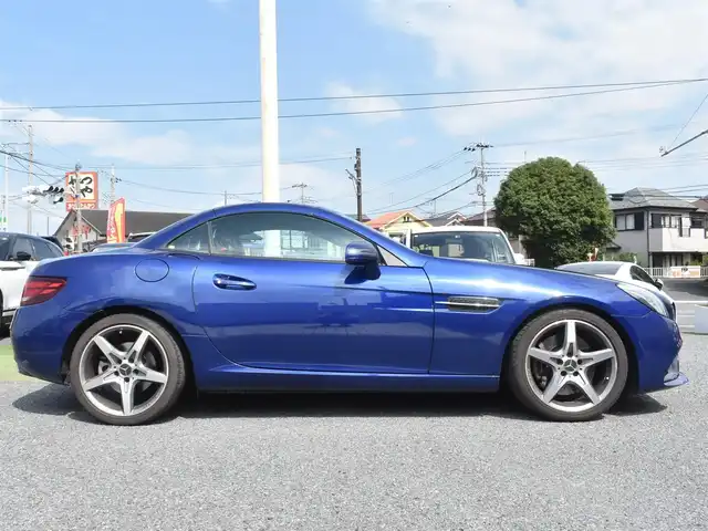 メルセデス・ベンツ ＳＬＣ１８０ スポーツ 神奈川県 2017(平29)年 3.9万km 青 ワンオーナー/ドラレコ/全席ポジションメモリシート /全席シートヒーター/レーダーセーフティーパッケージ/ディスタンスパイロット/純正HDDナビ/Bカメラ/BTオーディオ/地デジTV/ETC/純正フロアマット/保証書/取説ナビ説/スペアスマートキー/記録簿（R2 4 6）