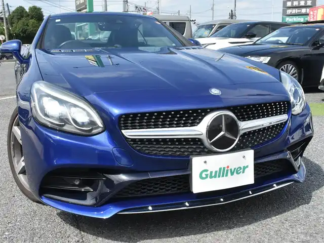 メルセデス・ベンツ ＳＬＣ１８０ スポーツ 神奈川県 2017(平29)年 3.9万km 青 ワンオーナー/ドラレコ/全席ポジションメモリシート /全席シートヒーター/レーダーセーフティーパッケージ/ディスタンスパイロット/純正HDDナビ/Bカメラ/BTオーディオ/地デジTV/ETC/純正フロアマット/保証書/取説ナビ説/スペアスマートキー/記録簿（R2 4 6）