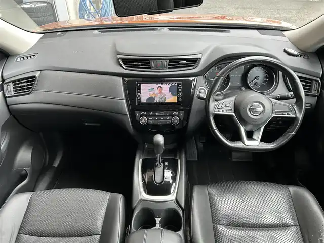 日産 エクストレイル 20X 宮城県 2018(平30)年 12.9万km プレミアムコロナオレンジ ３６０°カメラ//純正ＳＤナビ（フルセグＴＶ、ＳＤ、ＦＭ、ＡＭ、ＢＴ、ＣＤ、ＤＶＤ）//純正ＡＷ//純正フロアマット//スペアタイヤ//デジタルインナーミラー//パワーバックドア//ヒーテッドドアミラー//ダウンヒルアシスト//スマートキー//プッシュスタート