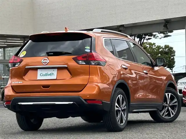 日産 エクストレイル 20X 宮城県 2018(平30)年 12.9万km プレミアムコロナオレンジ ３６０°カメラ//純正ＳＤナビ（フルセグＴＶ、ＳＤ、ＦＭ、ＡＭ、ＢＴ、ＣＤ、ＤＶＤ）//純正ＡＷ//純正フロアマット//スペアタイヤ//デジタルインナーミラー//パワーバックドア//ヒーテッドドアミラー//ダウンヒルアシスト//スマートキー//プッシュスタート