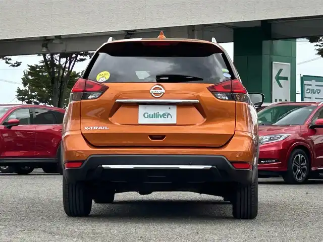日産 エクストレイル 20X 宮城県 2018(平30)年 12.9万km プレミアムコロナオレンジ ３６０°カメラ//純正ＳＤナビ（フルセグＴＶ、ＳＤ、ＦＭ、ＡＭ、ＢＴ、ＣＤ、ＤＶＤ）//純正ＡＷ//純正フロアマット//スペアタイヤ//デジタルインナーミラー//パワーバックドア//ヒーテッドドアミラー//ダウンヒルアシスト//スマートキー//プッシュスタート