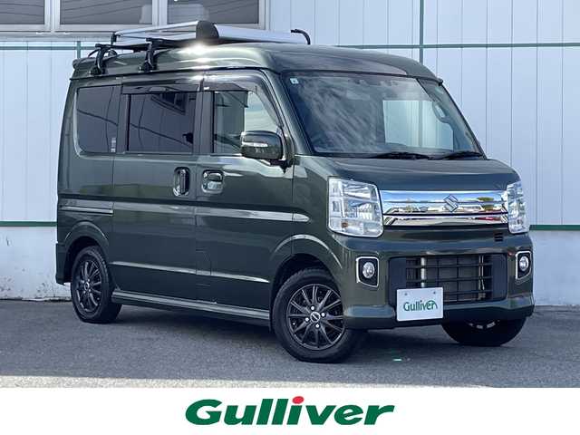 スズキ エブリィ ワゴン PZターボ スペシャル 山梨県 2021(令3)年 5.3万km ミッドナイトバイオレットメタリック Bluetooth接続/車中泊仕様