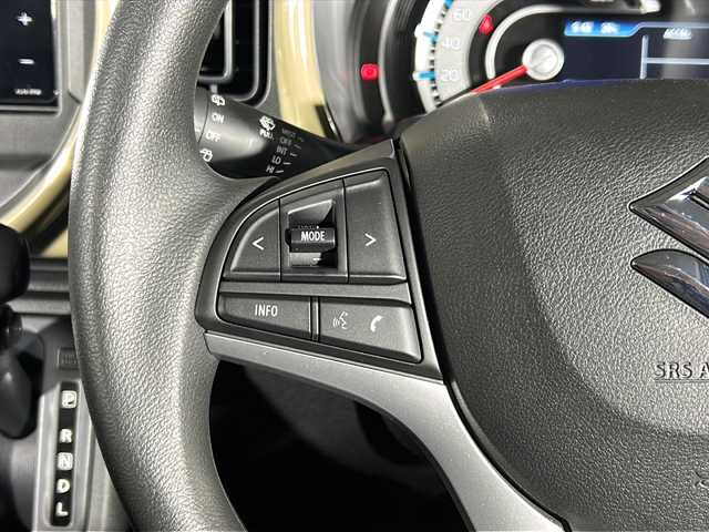 スズキ ハスラー HYBRID X 広島県 2025(令7)年 0.1千km ソフトベージュメタリック 届出済未使用車/登録時18km/デュアルカメラブレーキサポート/レーダークルーズコントロール/車線逸脱警報/オートハイビーム/コーナーセンサー/社外ナビ（AVN-R9W）/・フルセグ/CD/DVD/SD/REC/BT/テレビ設定必要/アイドリングストップ/LEDヘッドライト/オートライト/ヘッドライトレベライザー/シートヒーター/スマートキー/プッシュスタート/スペアキー/W+サイド+カーテンエアバック