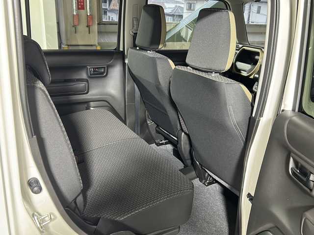 スズキ ハスラー HYBRID X 広島県 2025(令7)年 0.1千km ソフトベージュメタリック 届出済未使用車/登録時18km/デュアルカメラブレーキサポート/レーダークルーズコントロール/車線逸脱警報/オートハイビーム/コーナーセンサー/社外ナビ（AVN-R9W）/・フルセグ/CD/DVD/SD/REC/BT/テレビ設定必要/アイドリングストップ/LEDヘッドライト/オートライト/ヘッドライトレベライザー/シートヒーター/スマートキー/プッシュスタート/スペアキー/W+サイド+カーテンエアバック