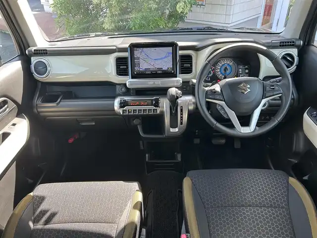 スズキ クロスビー HYBRID MZ 岡山県 2020(令2)年 5.6万km ミネラルグレーメタリック 3トーンコーディネート 純正8インチナビ　AVIC-RLS901II/フルセグTV、CD、DVD、Blluetooth、AM、FM/全周囲カメラ/クルーズコントロール/ビルトインETC/ドライブレコーダー/LEDヘッドライト/コーナーセンサー/セーフティーサポート/ビルトインETC/純正フロアマット/純正アルミホイール