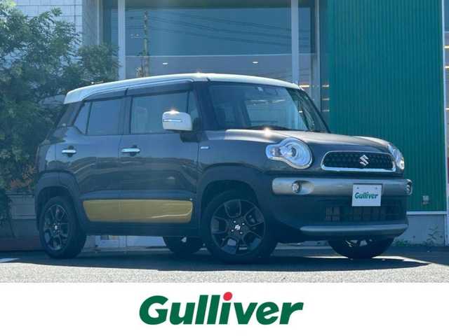 スズキ クロスビー HYBRID MZ 岡山県 2020(令2)年 5.6万km ミネラルグレーメタリック 3トーンコーディネート 純正8インチナビ　AVIC-RLS901II/フルセグTV、CD、DVD、Blluetooth、AM、FM/全周囲カメラ/クルーズコントロール/ビルトインETC/ドライブレコーダー/LEDヘッドライト/コーナーセンサー/セーフティーサポート/ビルトインETC/純正フロアマット/純正アルミホイール