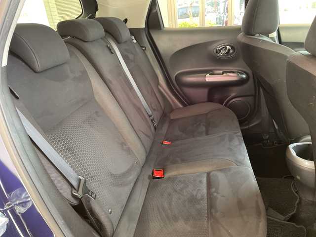 日産 ジューク 15RX Vセレクション 埼玉県 2016(平28)年 10万km アズライトブルー エマージェンシーブレーキ/純正ナビ/　　CD/BT/フルセグ/バックカメラ/純正17インチアルミホイール/ETC/スマートキー