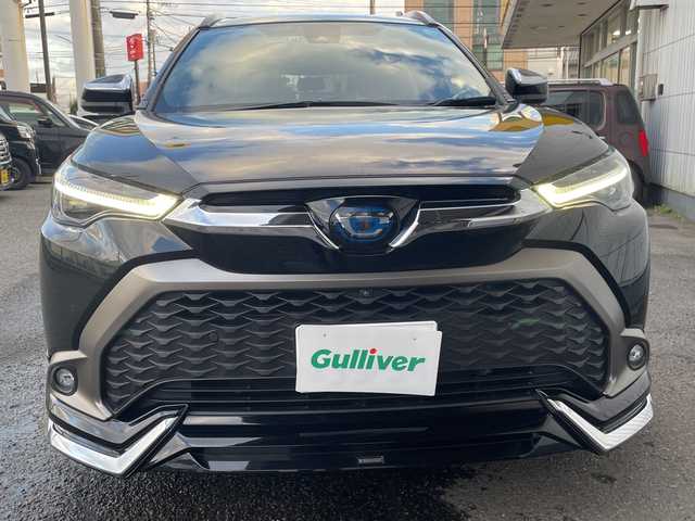 トヨタ カローラ クロス ハイブリッド Z 神奈川県 2022(令4)年 3.6万km アティチュードブラックマイカ ワンオーナー/プッシュスタート/ビルトインETC2.0/クルーズコントロール/プリクラッシュ/アラウンドビュー/車線逸脱防止装置/横滑り防止装置/前後ドライブレコーダー/コーナーセンサー/パワーシート/シートヒーター/パワーバックドア/電動格納ミラー/LEDライト、フォグライト/オートライト/オートハイビーム/USB端子