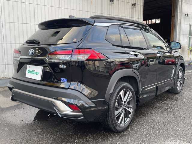 トヨタ カローラ クロス ハイブリッド Z 神奈川県 2022(令4)年 3.6万km アティチュードブラックマイカ ワンオーナー/プッシュスタート/ビルトインETC2.0/クルーズコントロール/プリクラッシュ/アラウンドビュー/車線逸脱防止装置/横滑り防止装置/前後ドライブレコーダー/コーナーセンサー/パワーシート/シートヒーター/パワーバックドア/電動格納ミラー/LEDライト、フォグライト/オートライト/オートハイビーム/USB端子