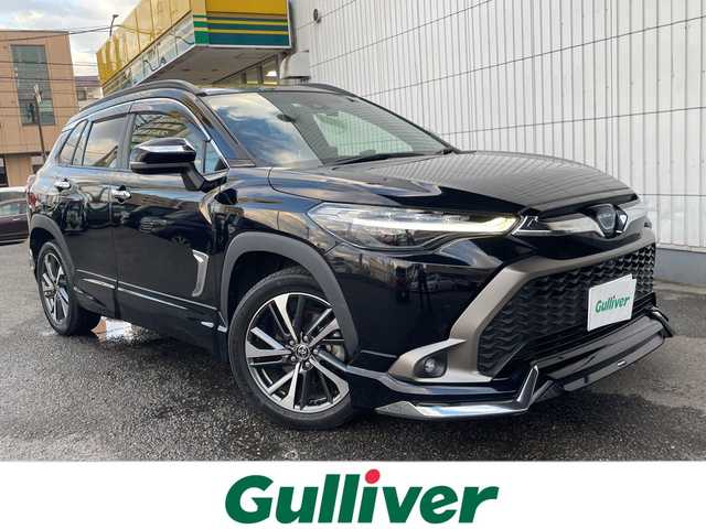 トヨタ カローラ クロス ハイブリッド Z 神奈川県 2022(令4)年 3.6万km アティチュードブラックマイカ ワンオーナー/プッシュスタート/ビルトインETC2.0/クルーズコントロール/プリクラッシュ/アラウンドビュー/車線逸脱防止装置/横滑り防止装置/前後ドライブレコーダー/コーナーセンサー/パワーシート/シートヒーター/パワーバックドア/電動格納ミラー/LEDライト、フォグライト/オートライト/オートハイビーム/USB端子