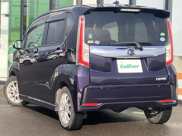 ダイハツ ムーヴ カスタム RS ハイパー SAⅡ 道南・函館 2015(平27)年 9.9万km ナイトシャドーパープルクリスタルM /純正ナビ//フルセグTV//純正エンジンスターター//バックカメラ//車線逸脱警報//衝突被害軽減ブレーキ//横滑り防止装置//アイドリングストップ//オートライト//スマートキー//プッシュスタート//純正フロアマット