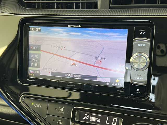 トヨタ アクア S スタイルブラック 宮城県 2018(平30)年 5.9万km ブラックマイカ Toyota Safety Sense C	/・プリクラッシュセーフティ	/・レーンディパーチャーアラート	/・オートマチックハイビーム	/カロッツェリアナビ/・CD.DVD.SD.BT/フルセグTV/バックカメラ/前席シートヒーター/レザー調シートカバー/ドライブレコーダー（FR）/ETC/アイドリングストップ/横滑り防止装置/LEDヘッドライト/ステアリングスイッチ/プッシュスタート/スマートキー/社外17inAW/純正フロアマット