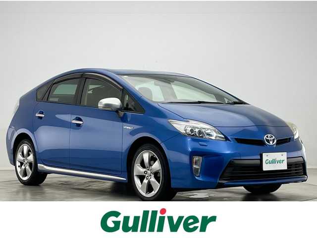 トヨタ プリウス S ツーリングセレ マイコーデ 滋賀県 2014(平26)年 7万km コバルトブルーメタリック 特別仕様車/純正8インチSDナビ/CD/DVD /SD /SDREC/Bluetooth /フルセグTV/純正ドライブレコーダー/純正ビルトインETC/バックカメラ/合皮シート/運転席シートリフター/トノカバー/ヘッドライトウォッシャー/純正LEDヘッドライト/オートライト/ドアバイザー/純正17インチアルミホイール/スマートキー×2/新車時保証書/取扱説明書/ナビ取扱説明書