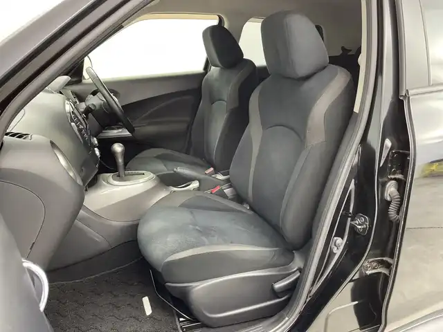 日産 ジューク 15RX タイプV 新潟県 2012(平24)年 7.2万km サファイアブラック 純正ナビ/Bluetooth/DVD/CD/バックカメラ/ビルトインETC/スペアキー1本/スマートキー/プッシュスタート/純正17インチアルミホイール/フロントフォグランプ/電動格納ミラー/革巻きステアリング/ISOFIX/取扱説明書
