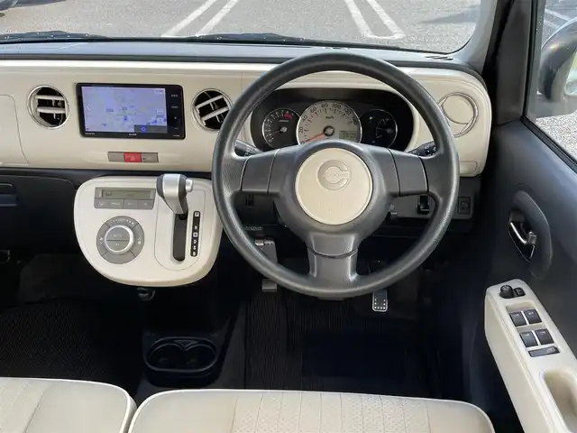 ダイハツ ミラ ココア プラスX 大分県 2011(平23)年 6.9万km ミストブルーマイカメタリック 社外メモリナビ AVN-R8W/【フルセグ/DVD/BTオーディオ】/純正14インチアルミホイール/ルーフレール/ETC/運転席シートリフター/ウインカーミラー/ヘッドライトレベライザー/チルトステアリング/リアプライバシーガラス/ドアバイザー/フロアマット/電動格納ミラー/Wエアバッグ/ABS/スマートキー/スペアキー/車両取説/ナビ取説