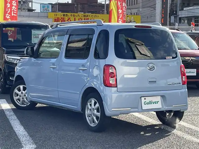 ダイハツ ミラ ココア プラスX 大分県 2011(平23)年 6.9万km ミストブルーマイカメタリック 社外メモリナビ AVN-R8W/【フルセグ/DVD/BTオーディオ】/純正14インチアルミホイール/ルーフレール/ETC/運転席シートリフター/ウインカーミラー/ヘッドライトレベライザー/チルトステアリング/リアプライバシーガラス/ドアバイザー/フロアマット/電動格納ミラー/Wエアバッグ/ABS/スマートキー/スペアキー/車両取説/ナビ取説